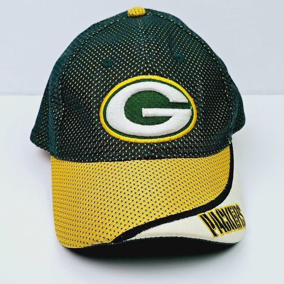 Vintage 1990's Green Bay Packers Hook Loop Game Day Cap Football Mesh OSFM